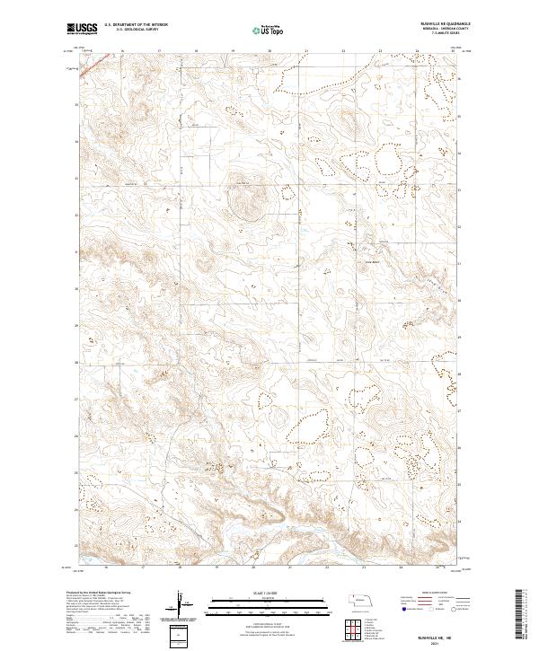 Rushville NE topographic map thumbnail