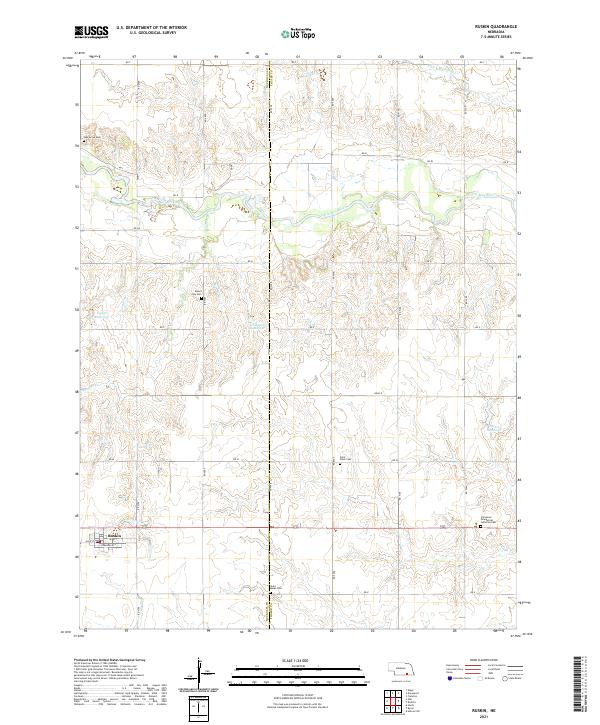 Ruskin topographic map thumbnail