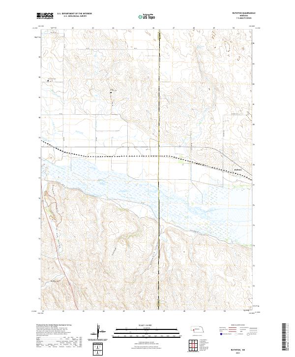 Ruthton topographic map thumbnail