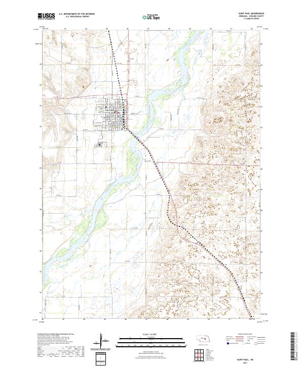 Saint Paul topographic map thumbnail