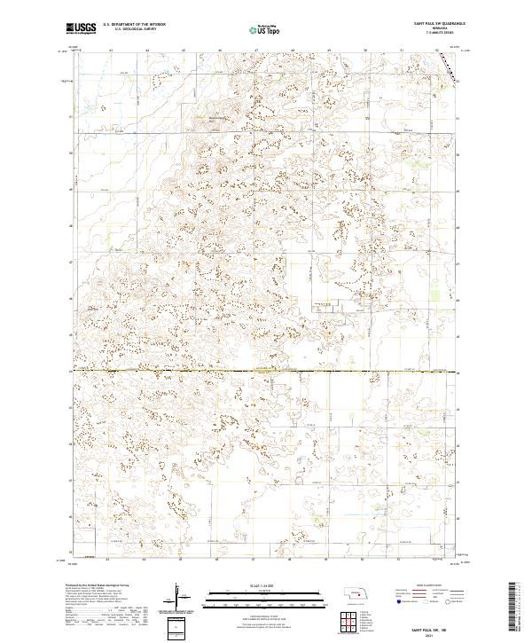 Saint Paul SW topographic map thumbnail