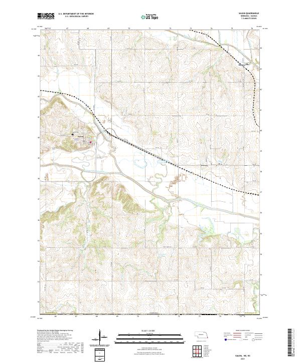 Salem topographic map thumbnail