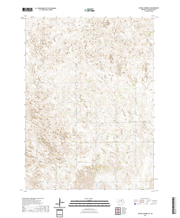 School Number 20 topographic map thumbnail