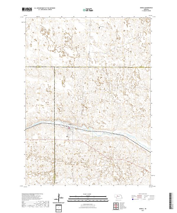 Seneca topographic map thumbnail
