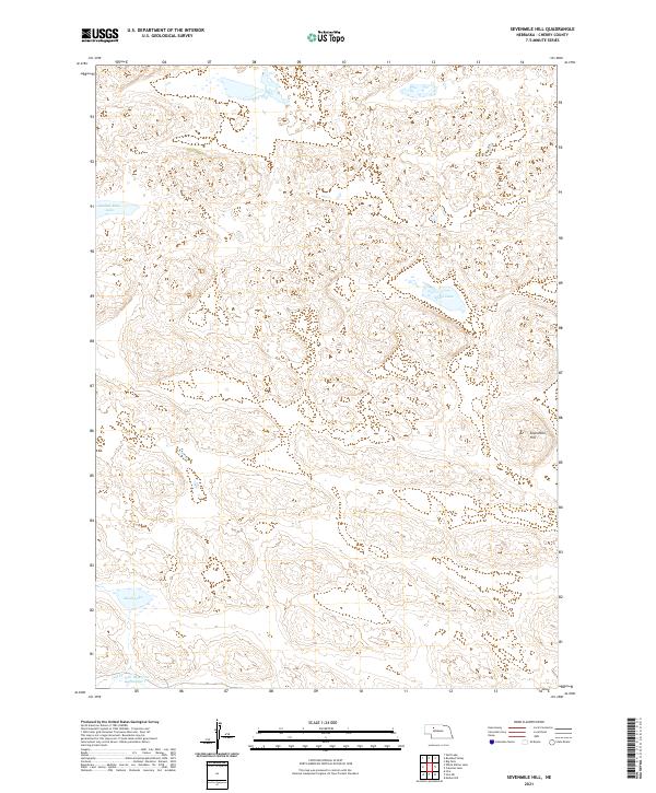 Sevenmile Hill topographic map thumbnail