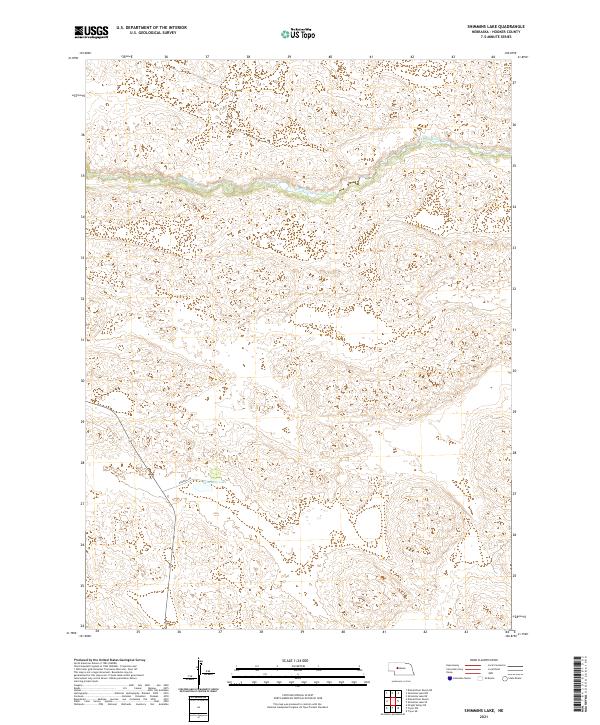 Shimmins Lake topographic map thumbnail