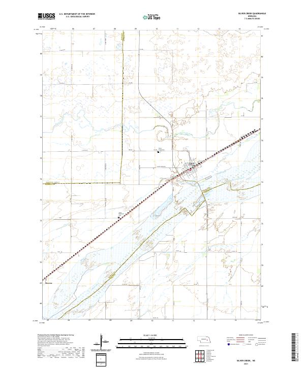 Silver Creek topographic map thumbnail