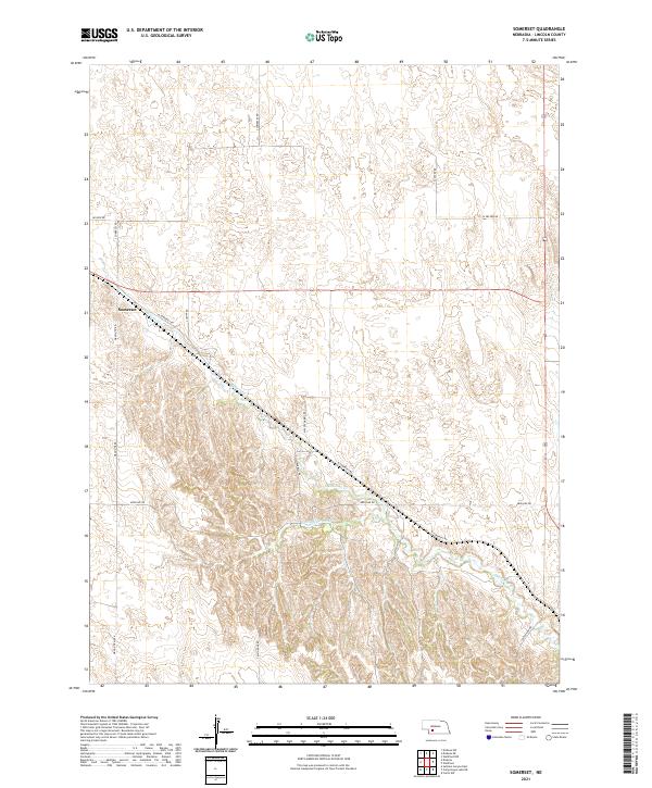 Somerset topographic map thumbnail