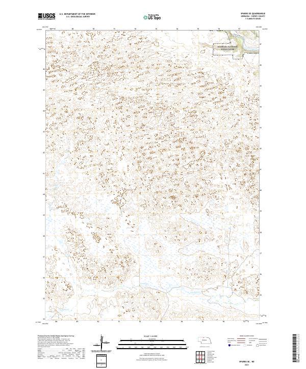 Sparks SE topographic map thumbnail
