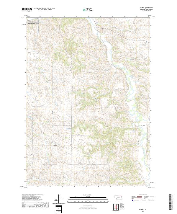Sparta topographic map thumbnail