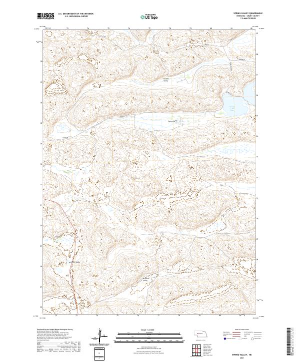 Spring Valley topographic map thumbnail