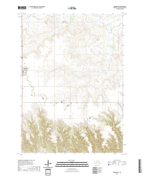 Springview topographic map thumbnail