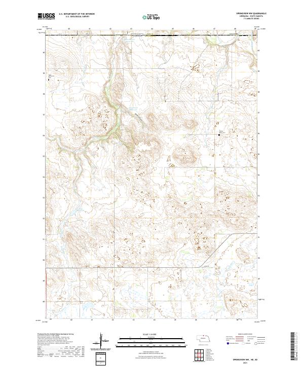 Springview NW topographic map thumbnail