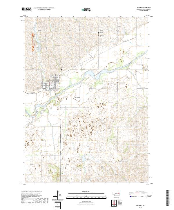 Stanton topographic map thumbnail