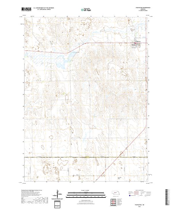 Stapleton topographic map thumbnail