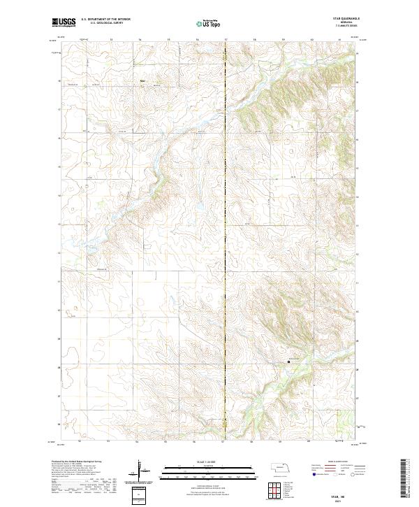 Star topographic map thumbnail