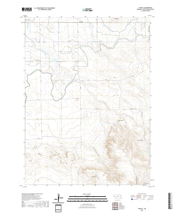 Stegall topographic map thumbnail