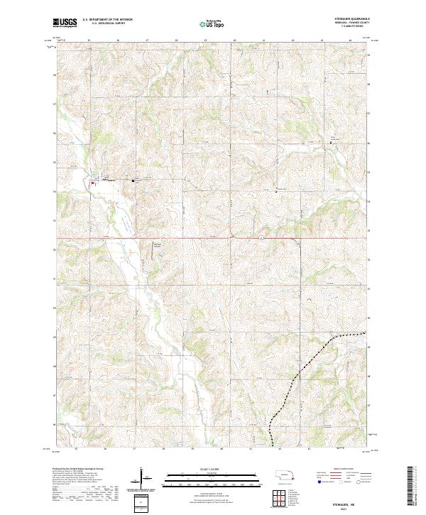 Steinauer topographic map thumbnail