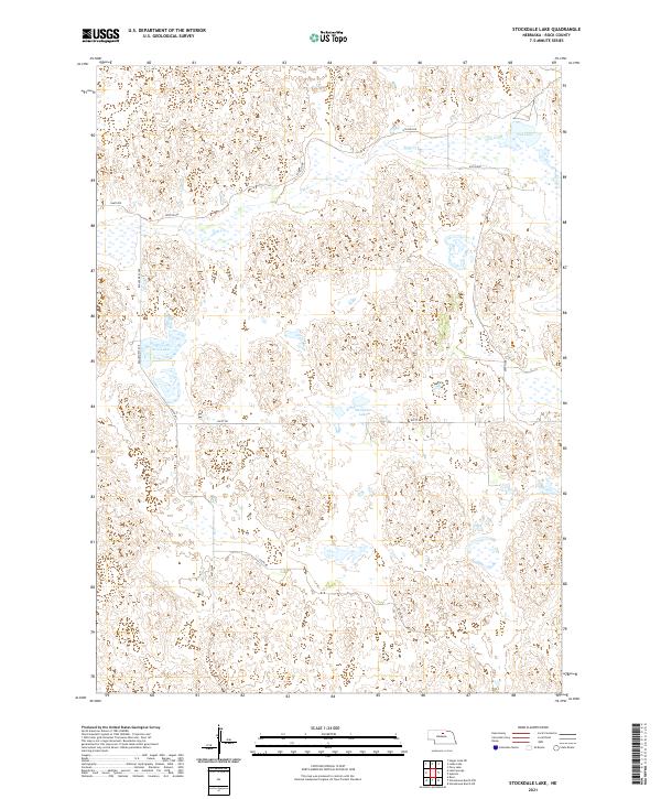 Stockdale Lake topographic map thumbnail