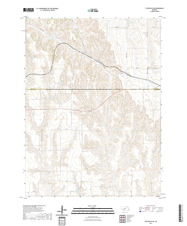 Stockville NE topographic map thumbnail