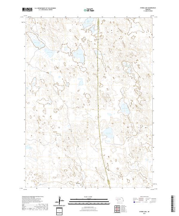 Storm Lake topographic map thumbnail