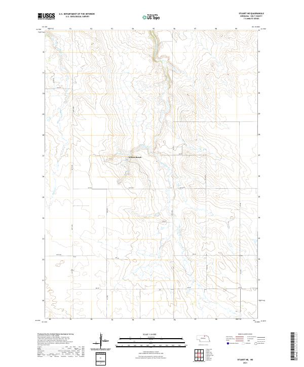 Stuart NE topographic map thumbnail