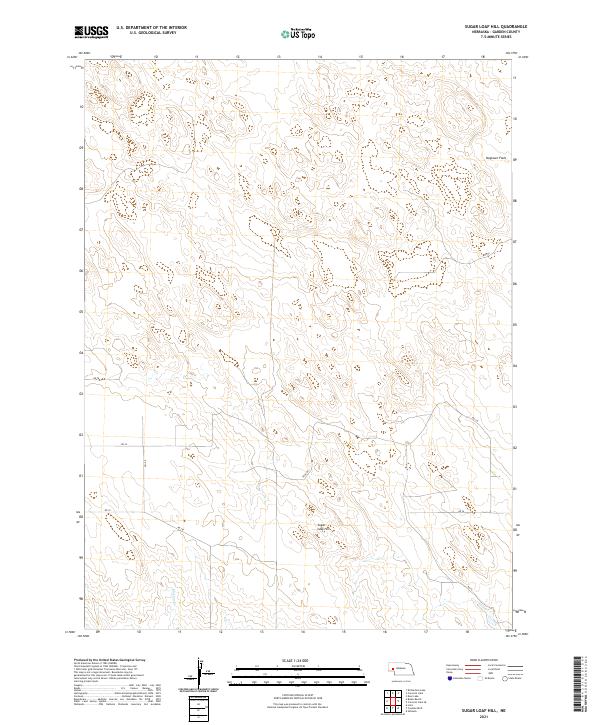 Sugar Loaf Hill topographic map thumbnail
