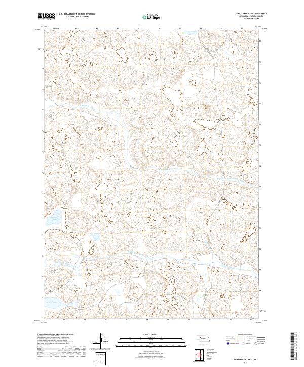 Sunflower Lake topographic map thumbnail