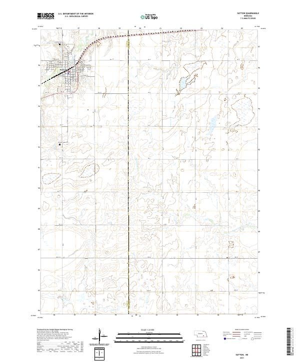Sutton topographic map thumbnail