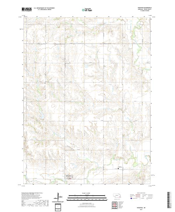 Swanton topographic map thumbnail