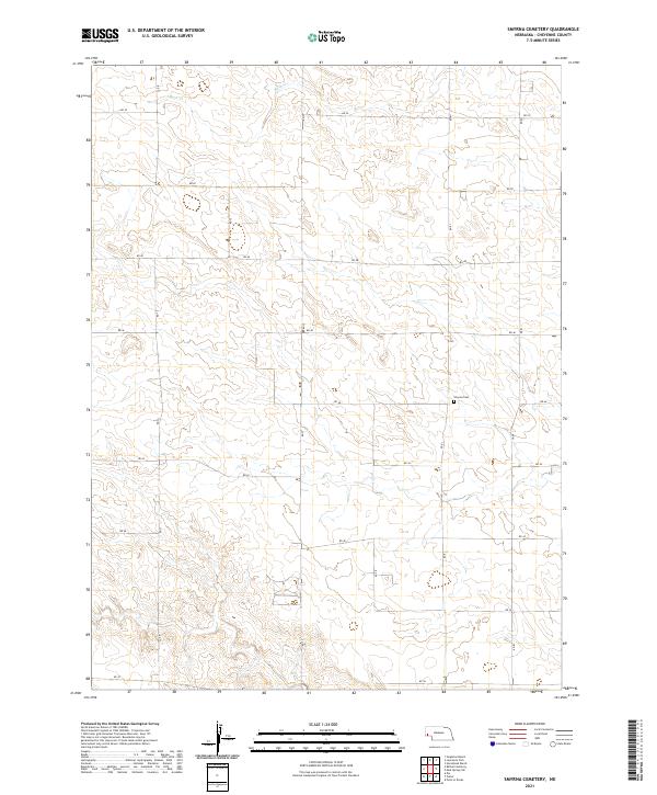 Smyrna Cemetery topographic map thumbnail