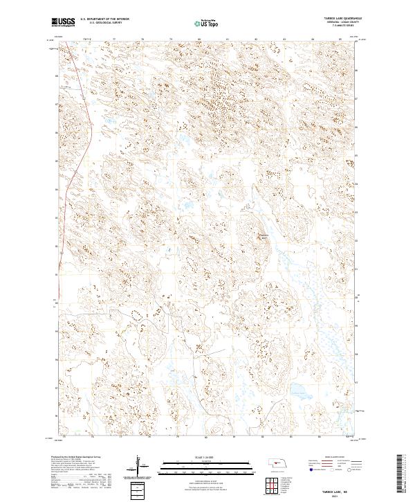 Tarbox Lake topographic map thumbnail