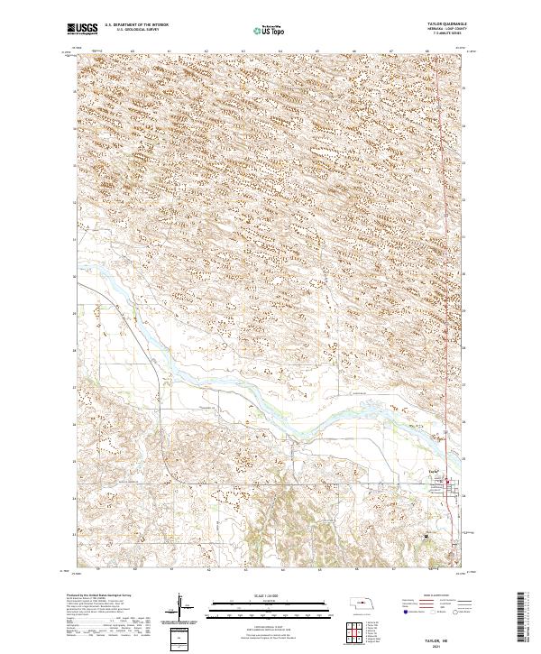 Taylor topographic map thumbnail