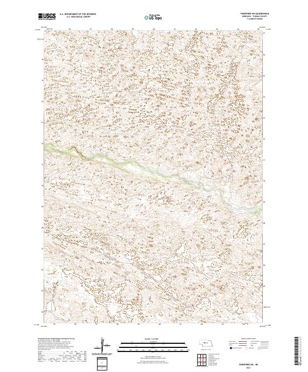 Thedford SW topographic map thumbnail