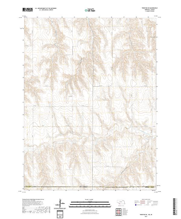 Trenton SE topographic map thumbnail