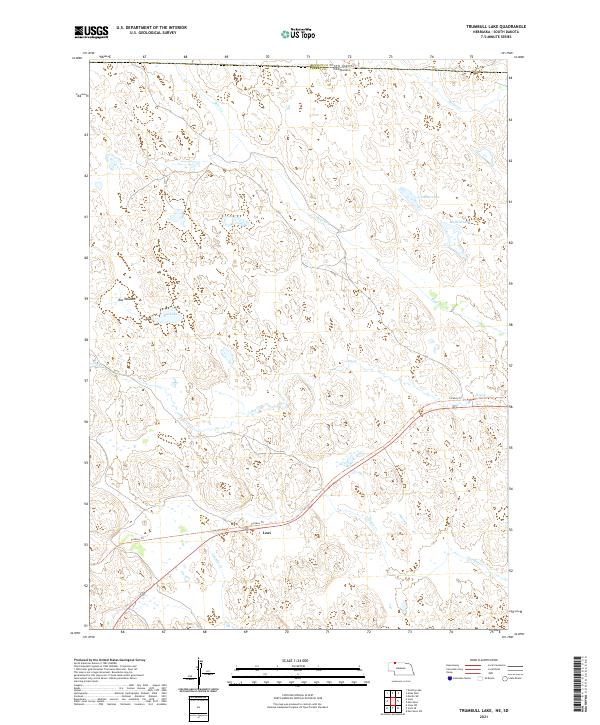 Trumbull Lake topographic map thumbnail