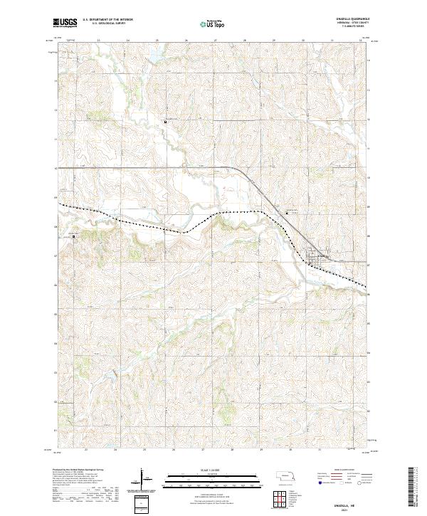 Unadilla topographic map thumbnail