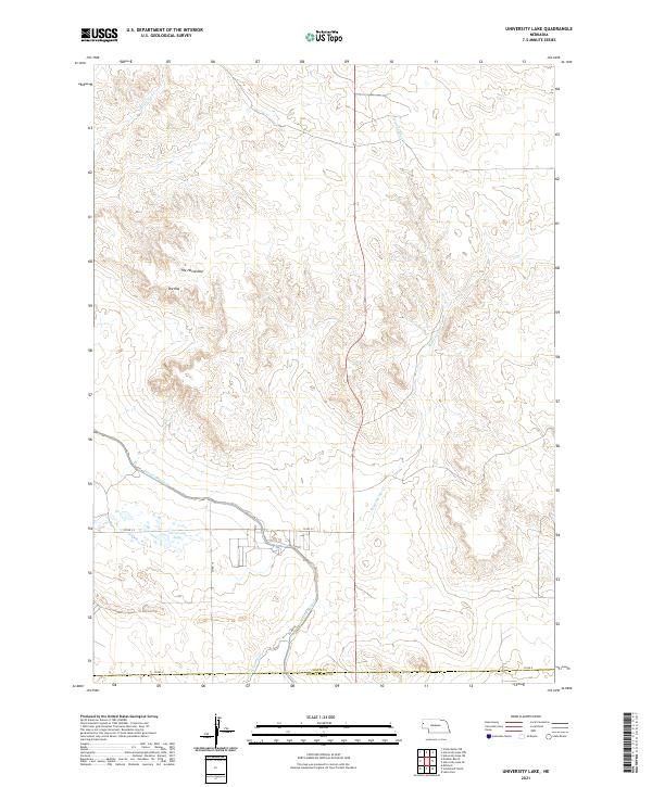 University Lake topographic map thumbnail