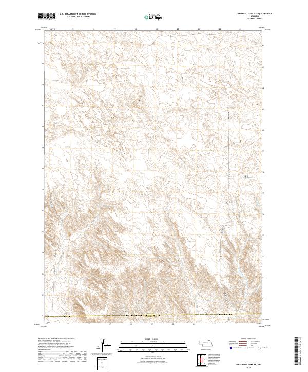 University Lake SE topographic map thumbnail