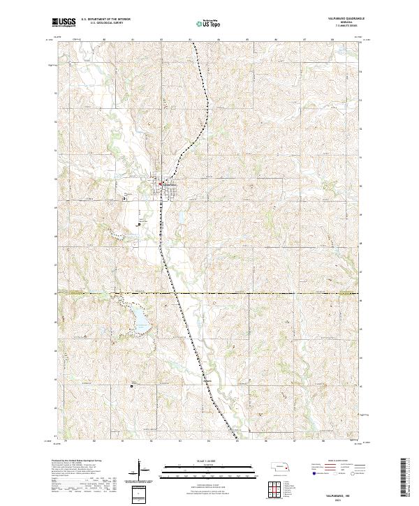 Valparaiso topographic map thumbnail