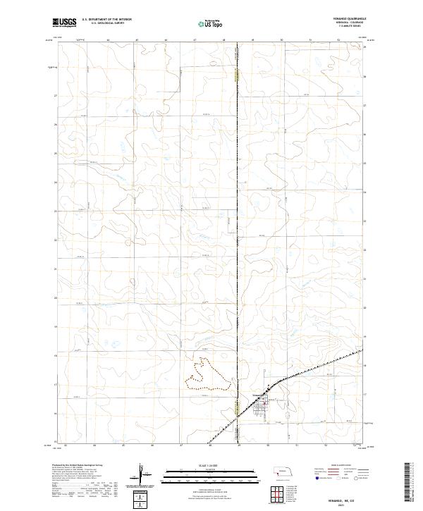 Venango topographic map thumbnail