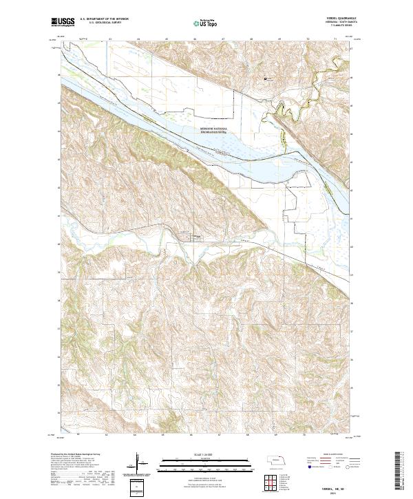 Verdel topographic map thumbnail