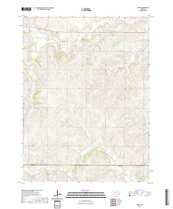 Vesta topographic map thumbnail