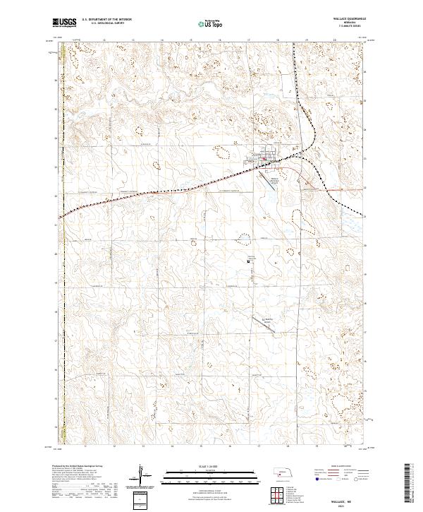 Wallace topographic map thumbnail