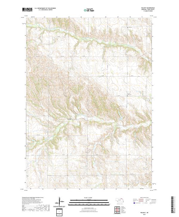 Walnut topographic map thumbnail