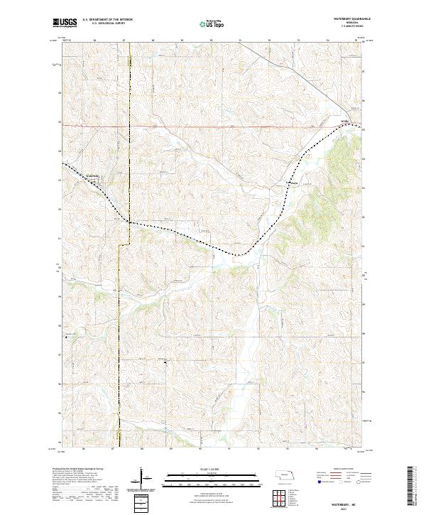 Waterbury topographic map thumbnail