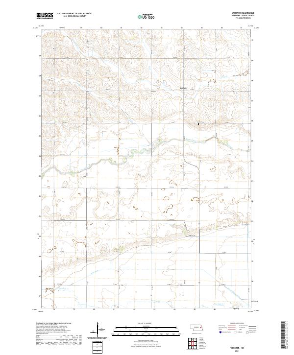 Webster topographic map thumbnail
