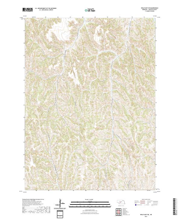 Wellfleet NE topographic map thumbnail