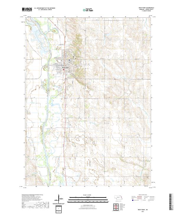 West Point topographic map thumbnail