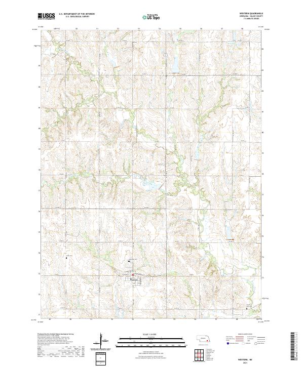 Western topographic map thumbnail